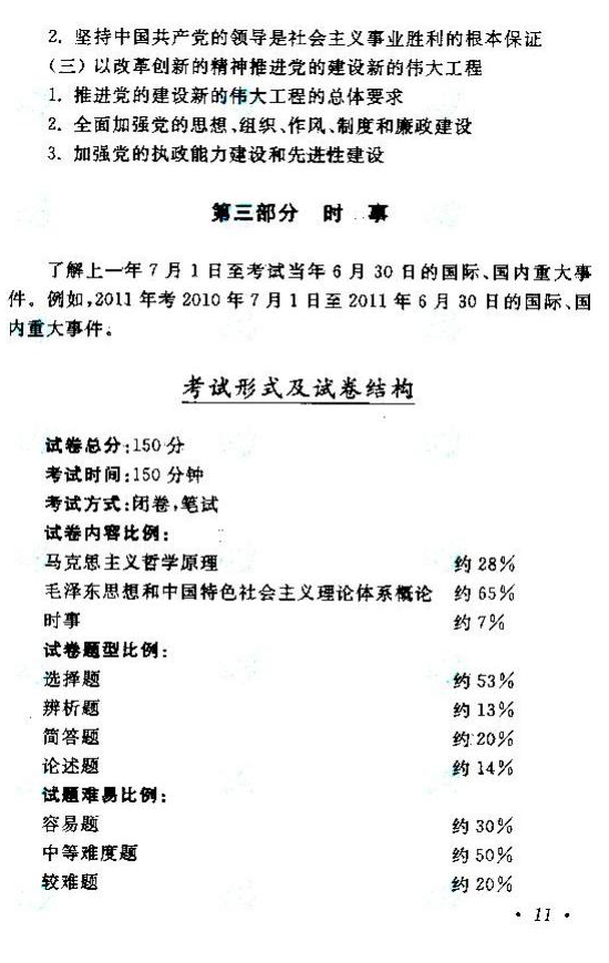 貴州成人高考專升本政治考試大綱